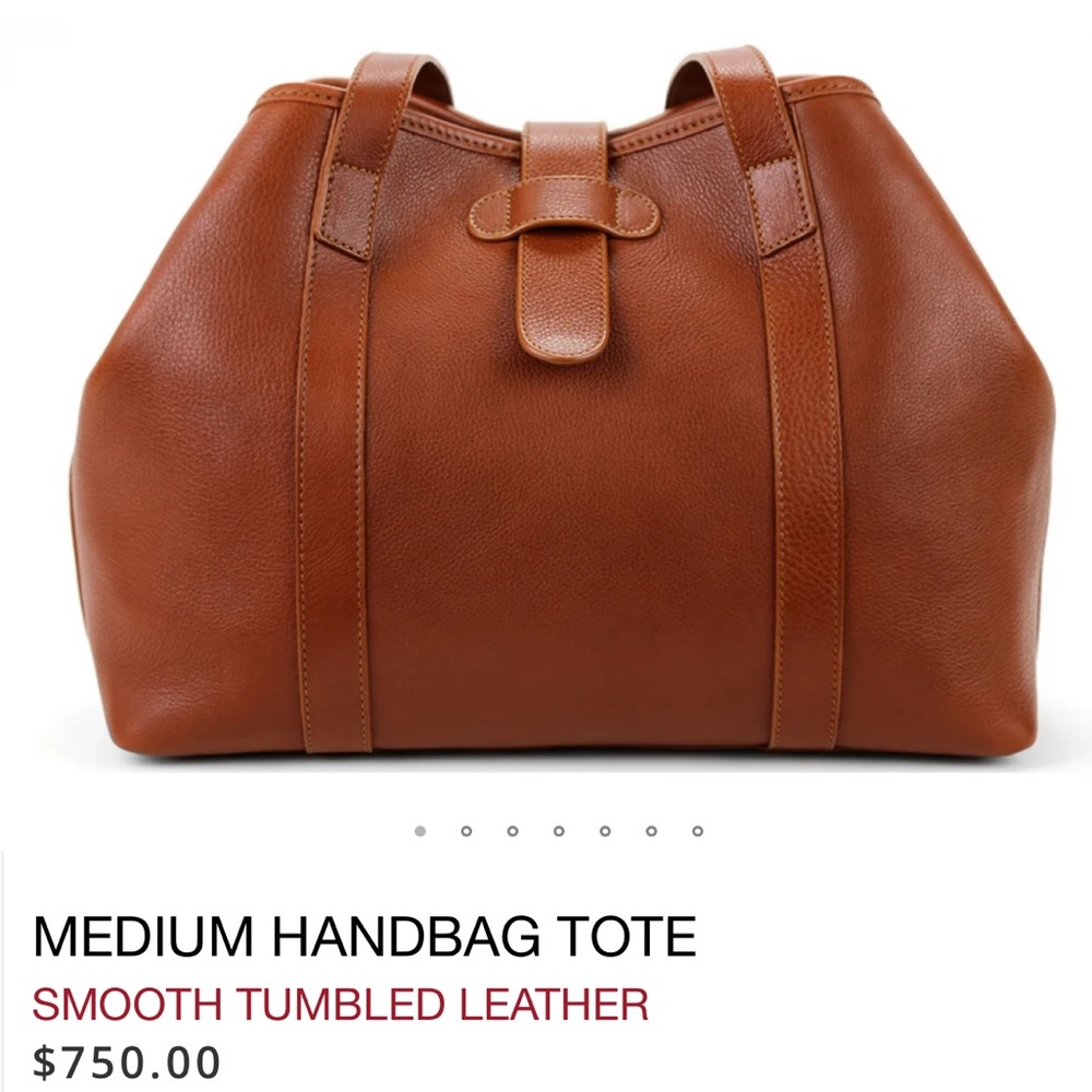 Frank Clegg smooth leather tote. Used twice